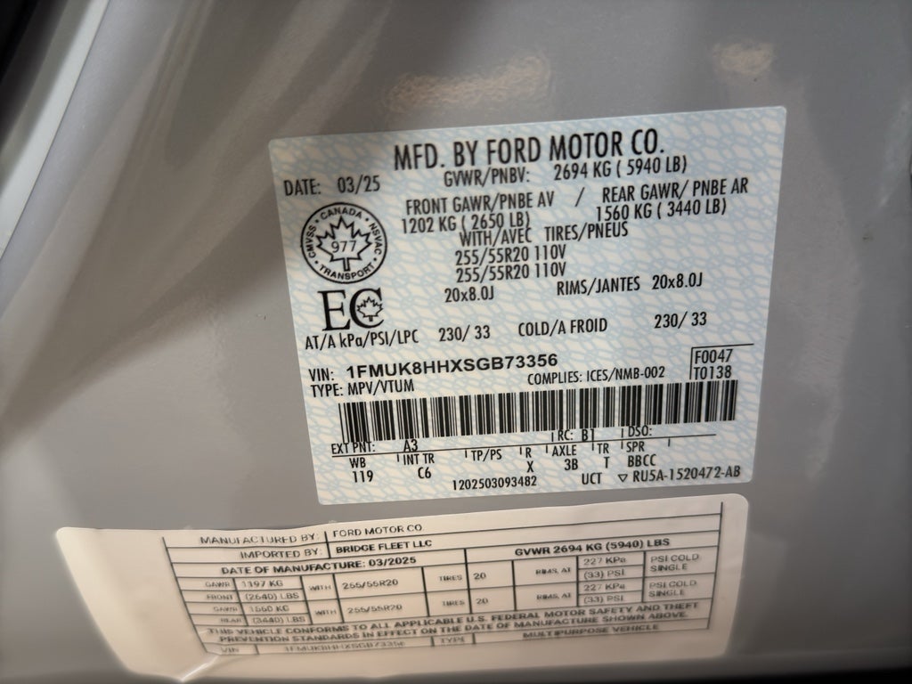 2025 Ford Explorer Platinum