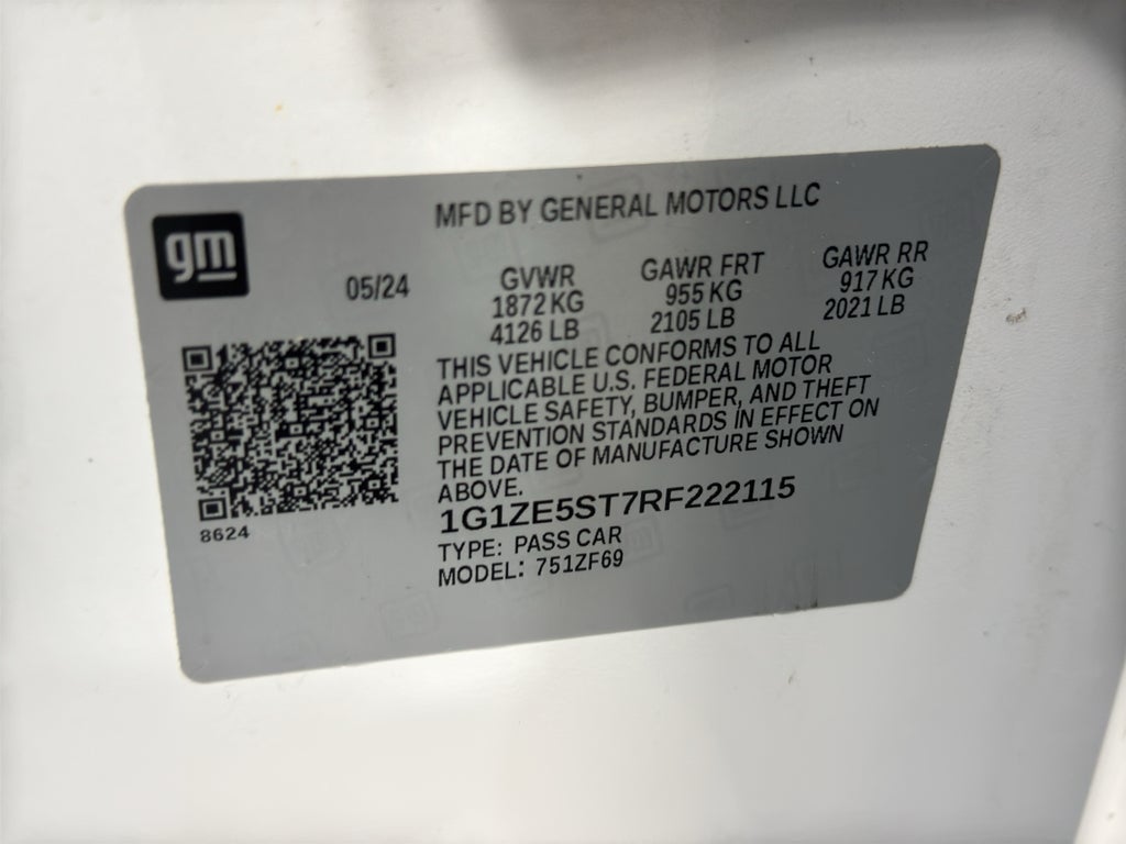 2024 Chevrolet Malibu 2LT