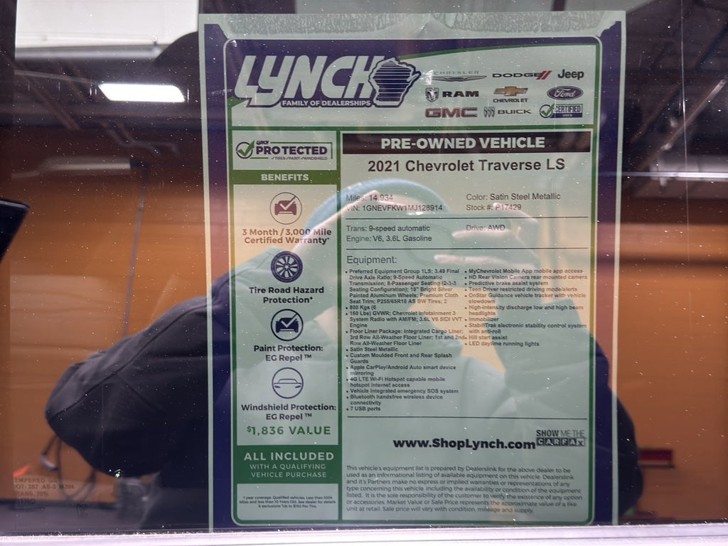 2021 Chevrolet Traverse LS