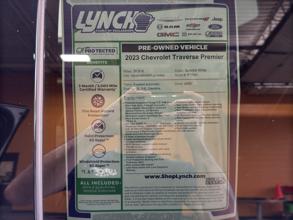 2023 Chevrolet Traverse Premier