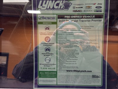 2022 Chevrolet Traverse Premier