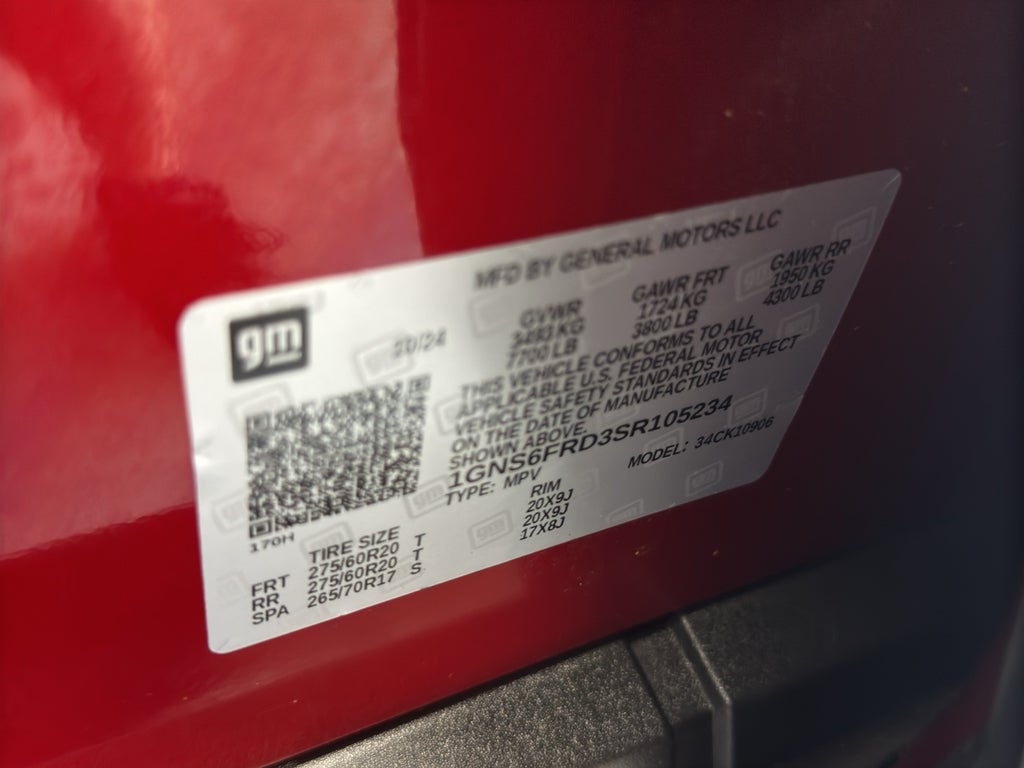 2025 Chevrolet Suburban Premier