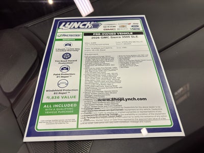 2026 GMC Sierra 3500 HD SLE