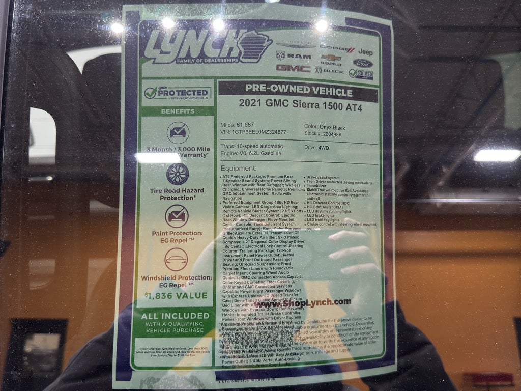 2021 GMC Sierra 1500 AT4