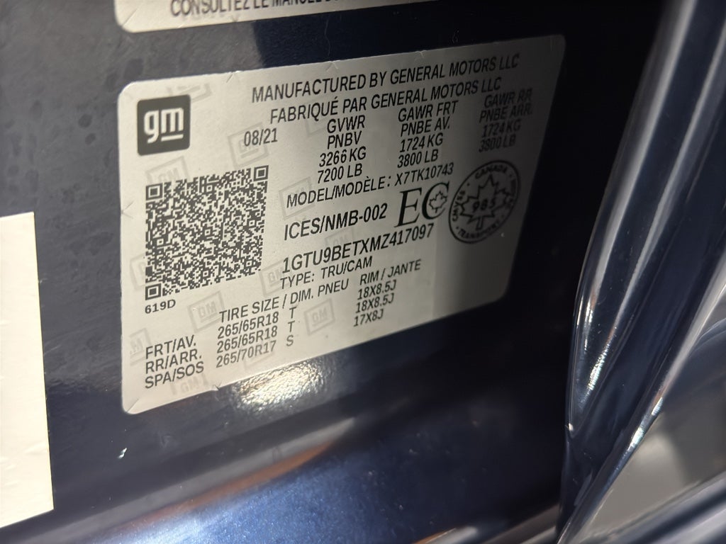 2021 GMC Sierra 1500 SLE