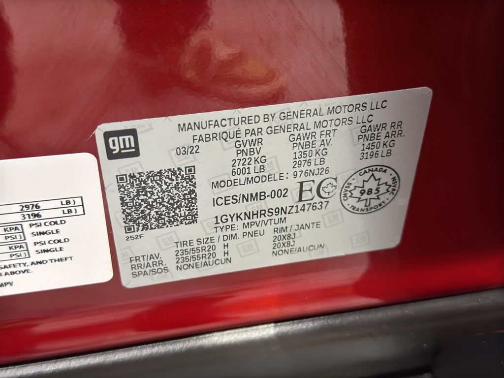 2022 Cadillac XT5 Sport