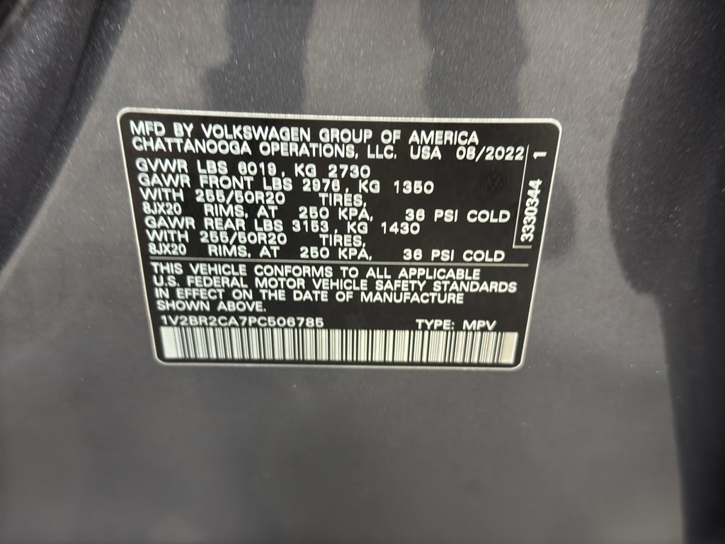 2023 Volkswagen Atlas 3.6L V6 SEL