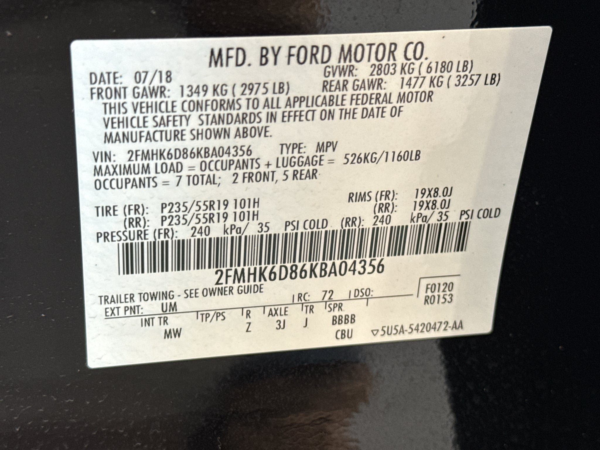 2019 Ford Flex Limited