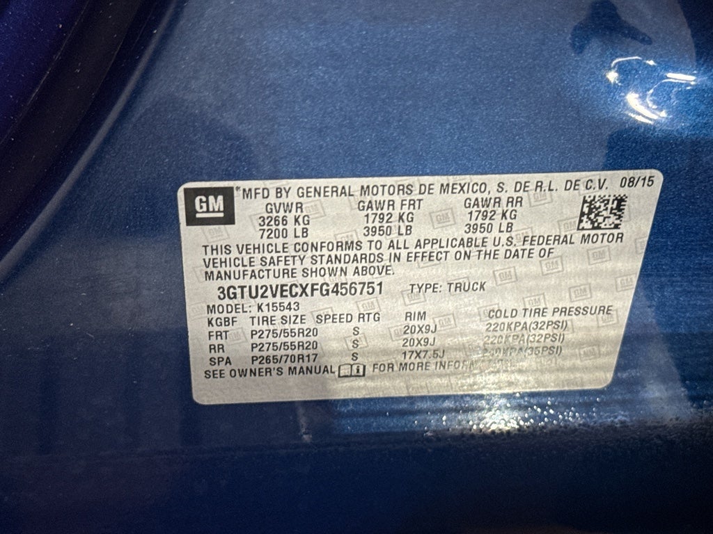 2015 GMC Sierra 1500 SLT