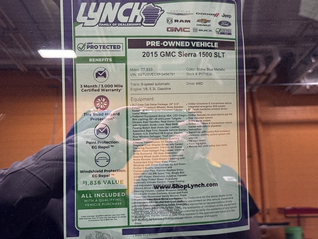 2015 GMC Sierra 1500 SLT