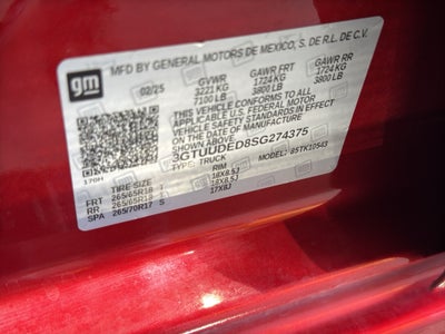 2025 GMC Sierra 1500 SLT