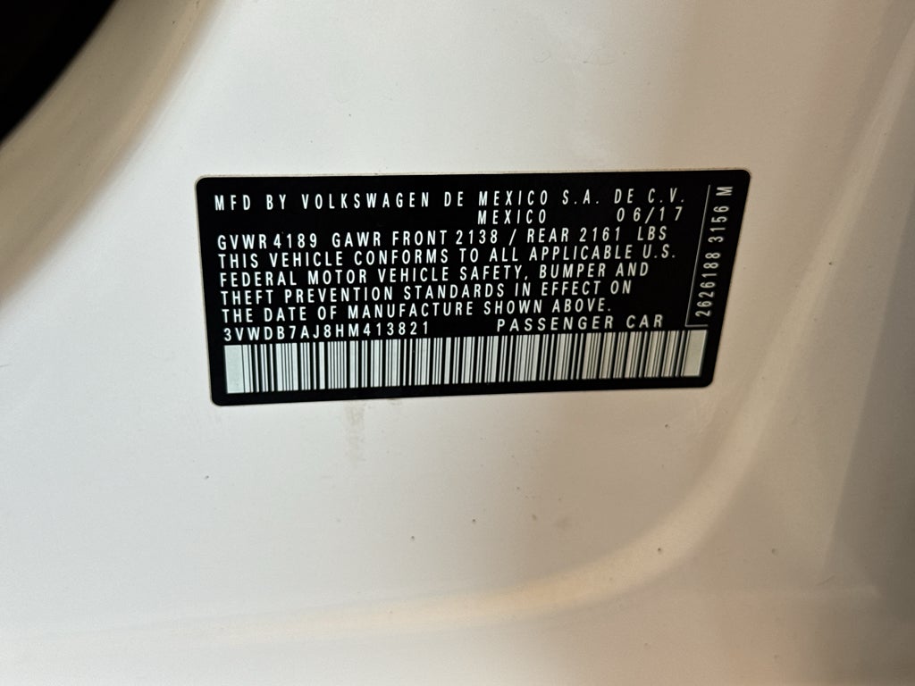 2017 Volkswagen Jetta 1.4T SE