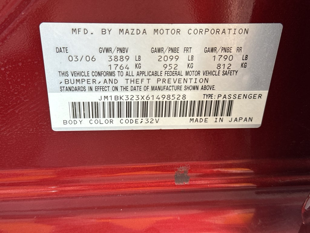 2006 Mazda Mazda3 s Grand Touring