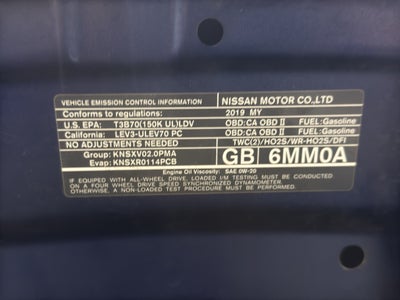 2019 Nissan Rogue Sport SV