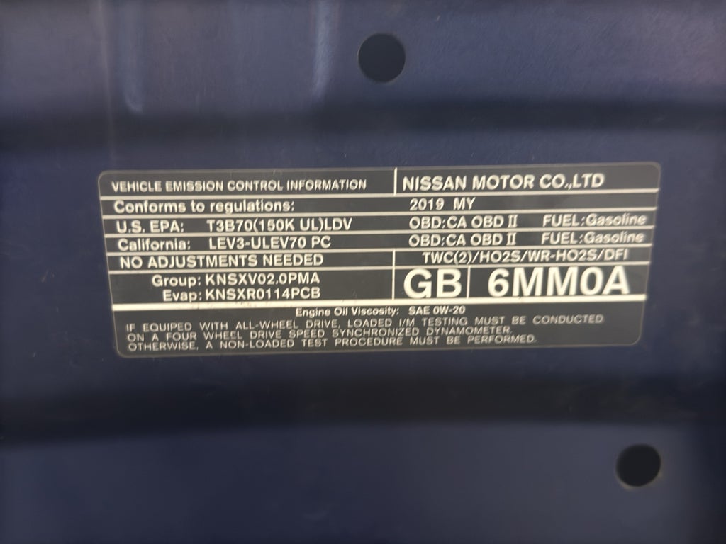 2019 Nissan Rogue Sport SV