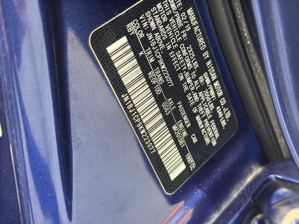 2019 Nissan Rogue Sport SV