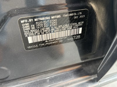 2024 Mitsubishi Mirage ES
