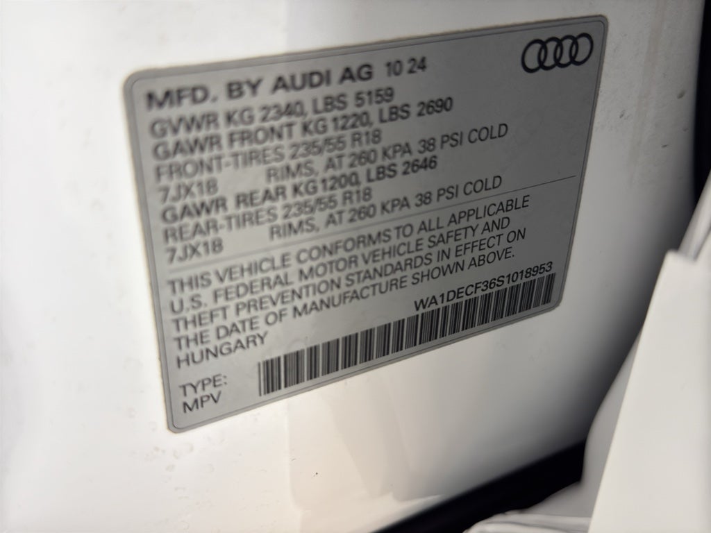 2025 Audi Q3 S line Premium