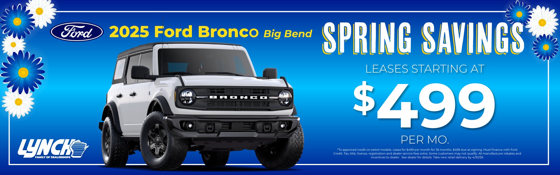 Ford bronco savings at lynch ford
