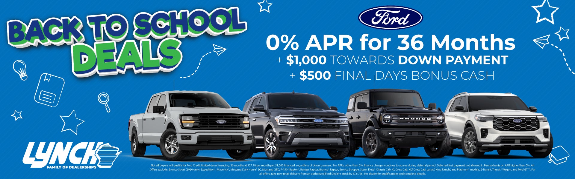 Back to School Ford Deals