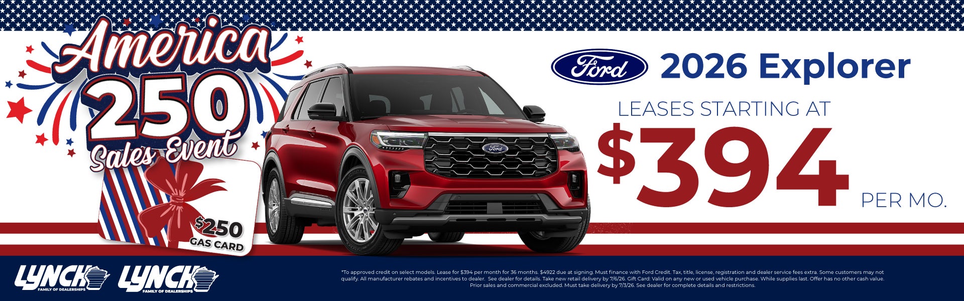 lynch Ford Explorer Savings
