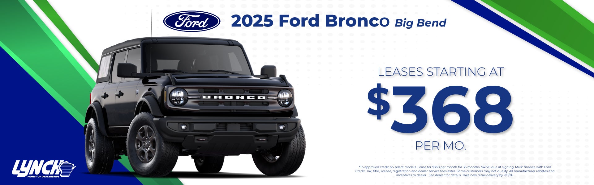 Lynch Ford Bronco Spring Savings