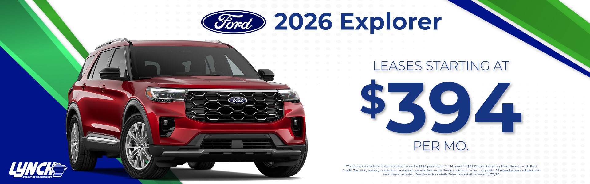 lynch Ford Explorer Savings