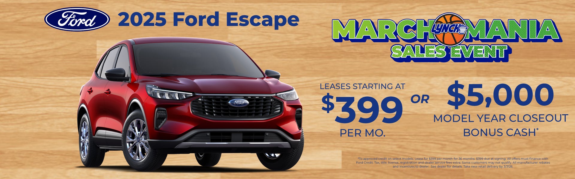 Escape Savings at Lynch Ford