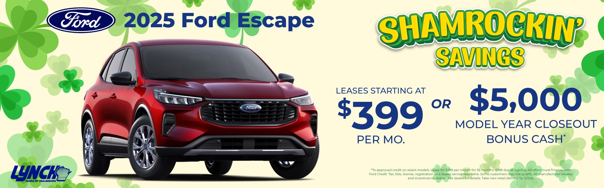 Escape Savings at Lynch Ford