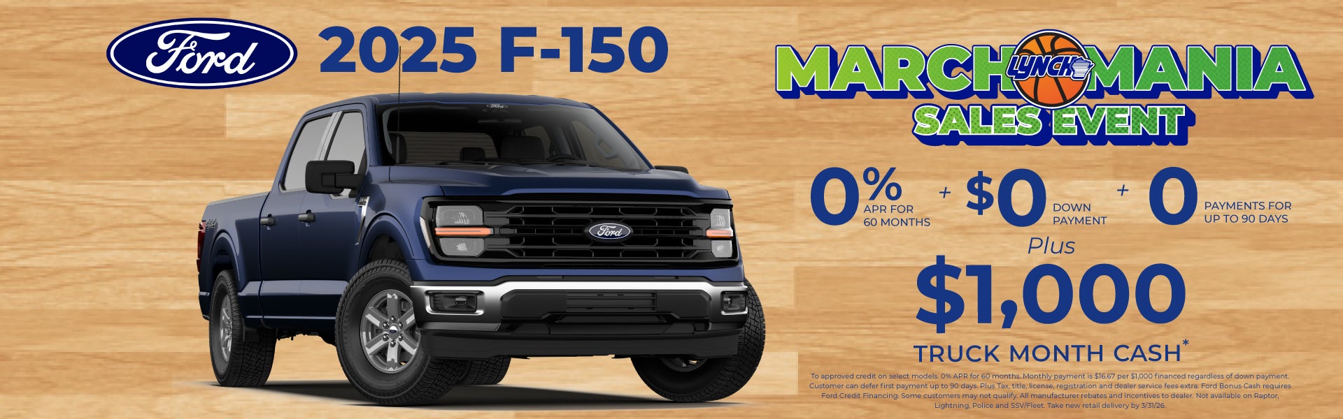 Ford f150 savings at Lynch Ford