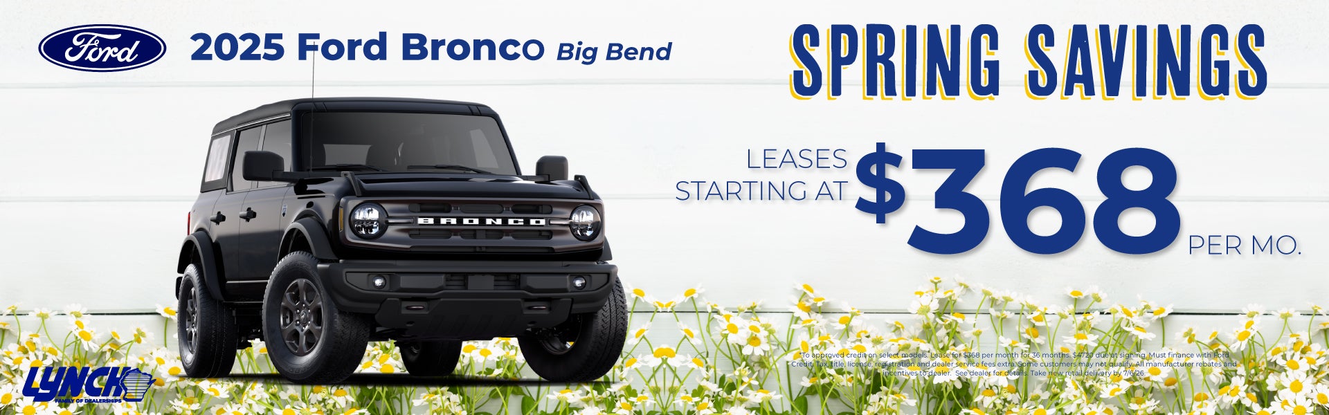 Lynch Ford Bronco Spring Savings