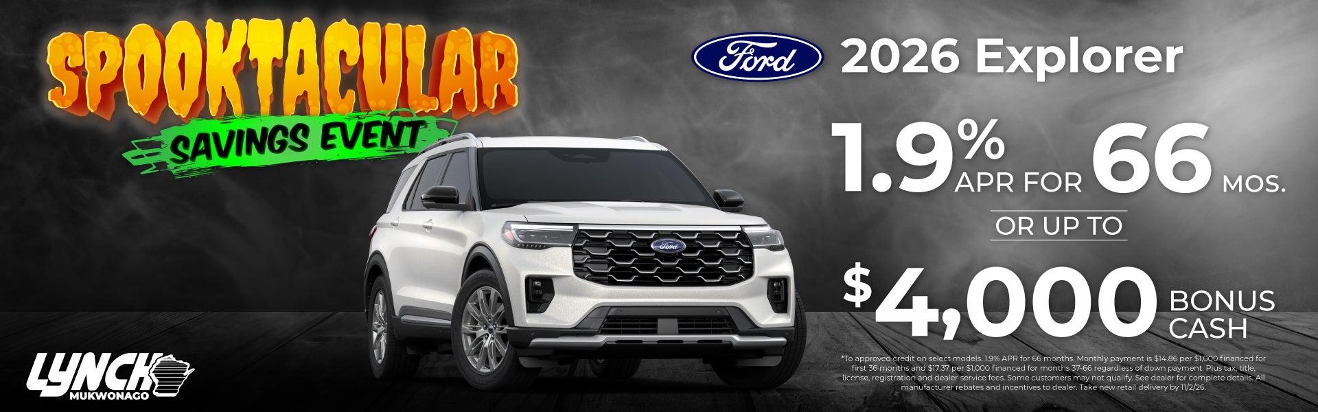 Ford Mukwonago Explorer offer