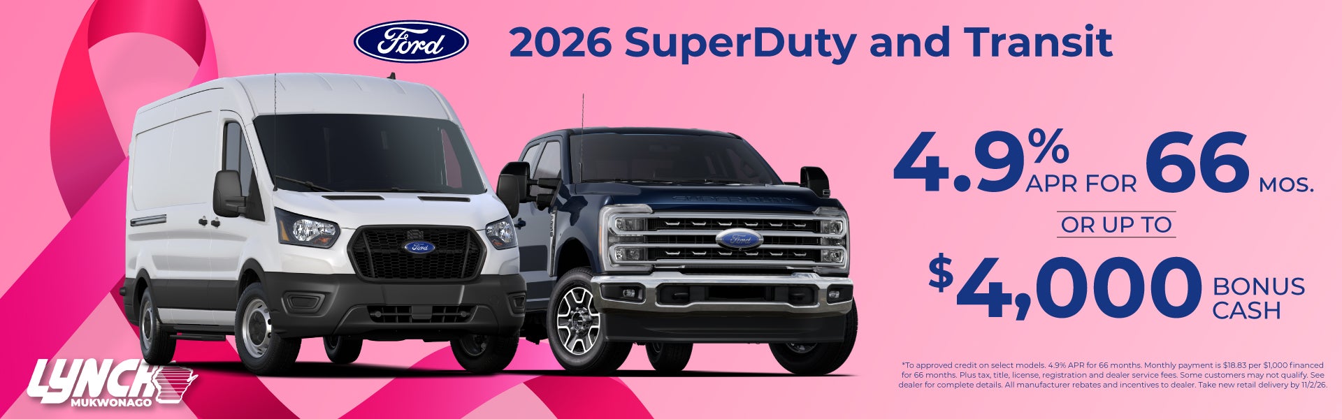 Ford Mukwonago Super Duty Transit Offer