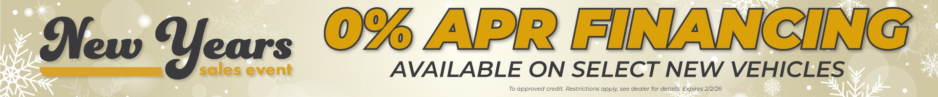 January new years sales event at Lynch Ford of Mukwonago