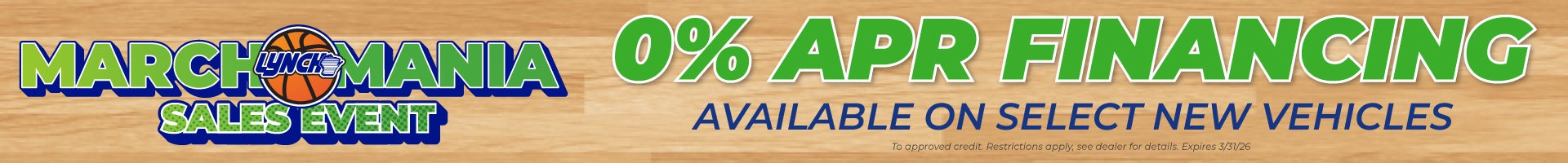 march mania sales event at Lynch Ford of Mukwonago